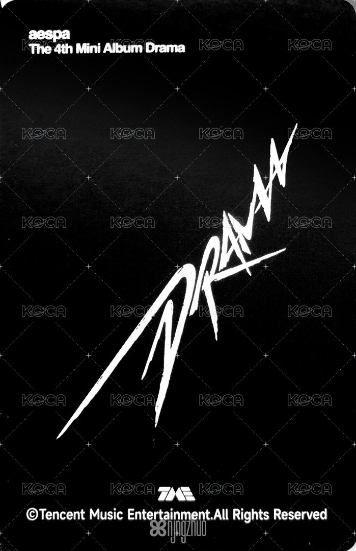 Drama QQ音樂 星光卡 一星寧 背面