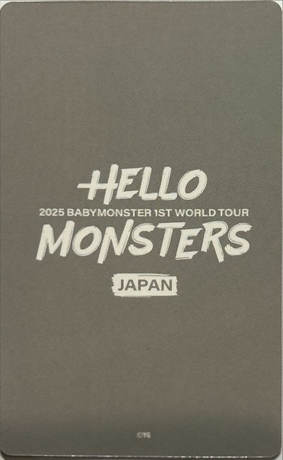 babymonster RUKA 隨機卡包露 官拍露