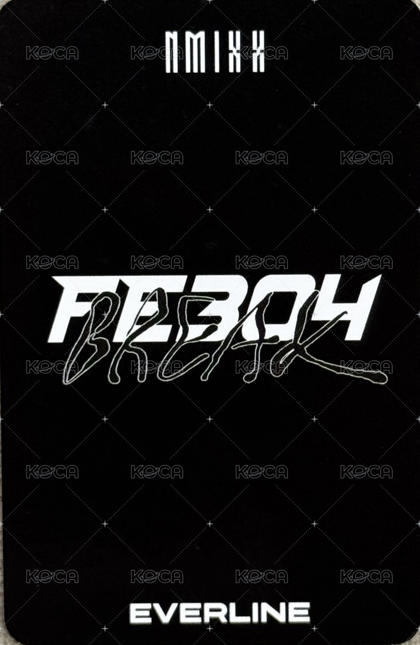 Fe3O4: BREAK el 5.0 幸運卡  背面
