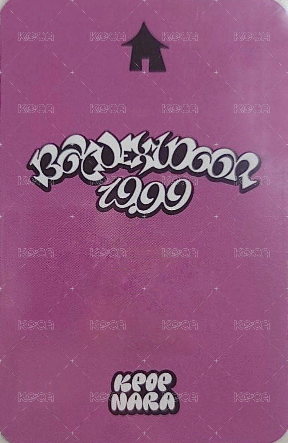 19.99 Kpop Nara 特典卡 6 背面