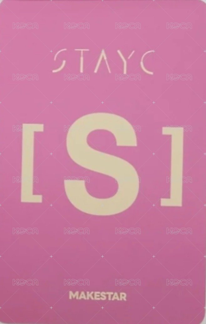 S ms 線上6.0 簽售卡 髮夾莎 背面