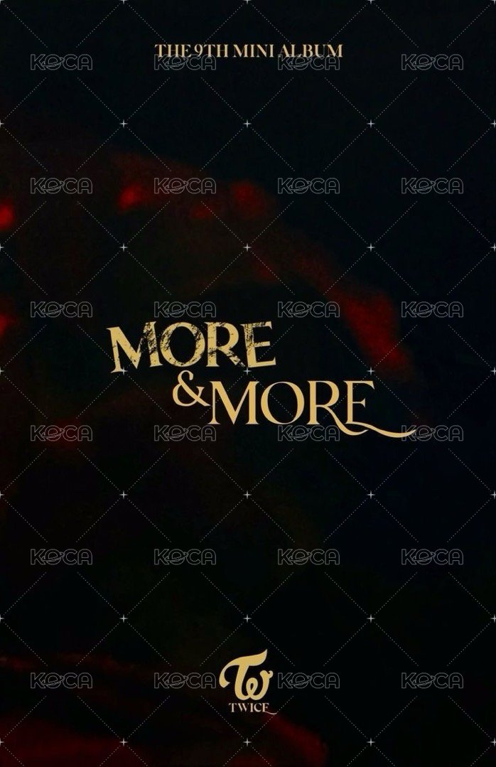 MORE & MORE 專輯卡 TWICE 彩瑛 more&more專卡 背面