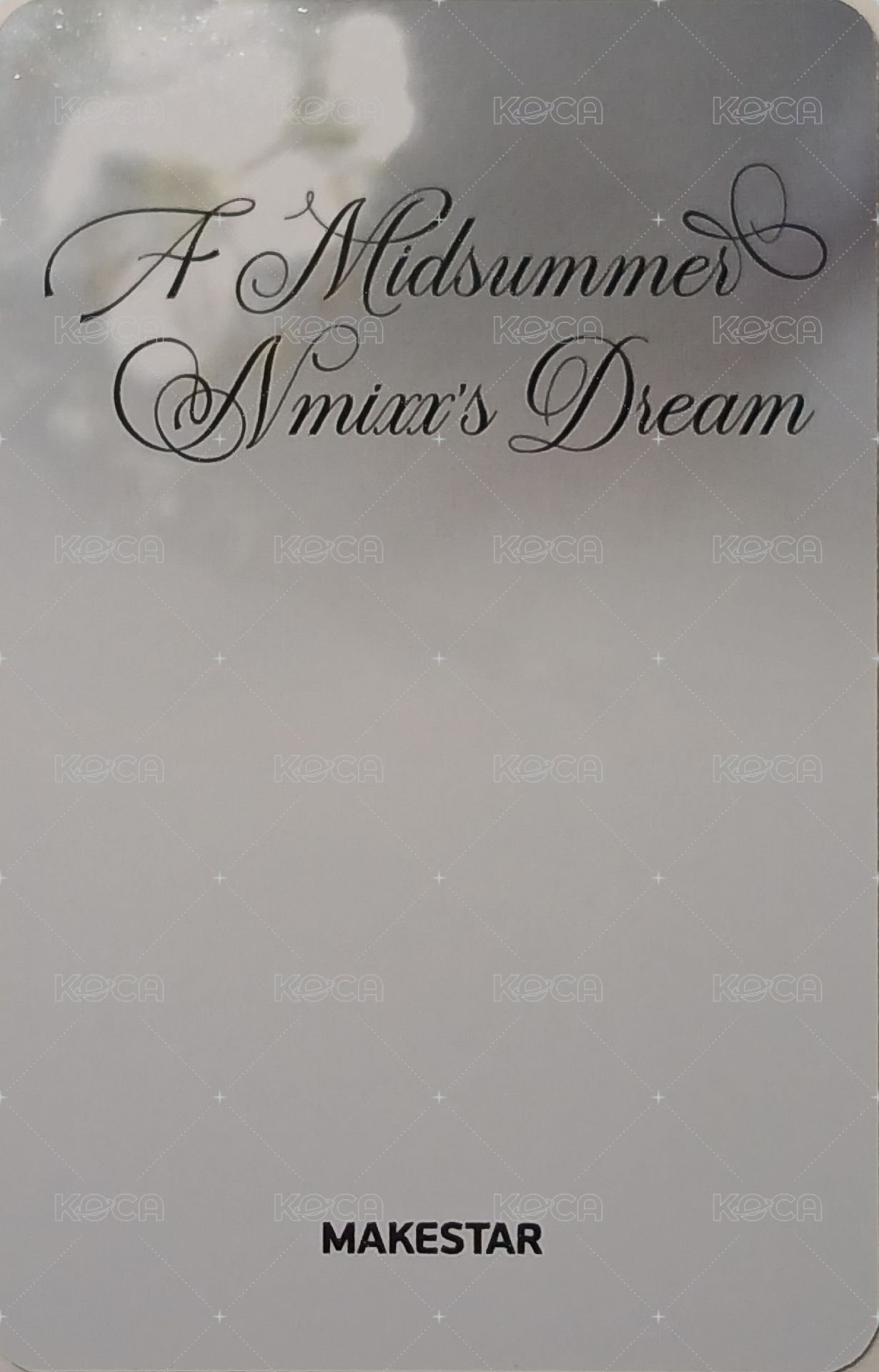 仲夏夜 ms 3.0 簽售卡 雨衣嫄 背面