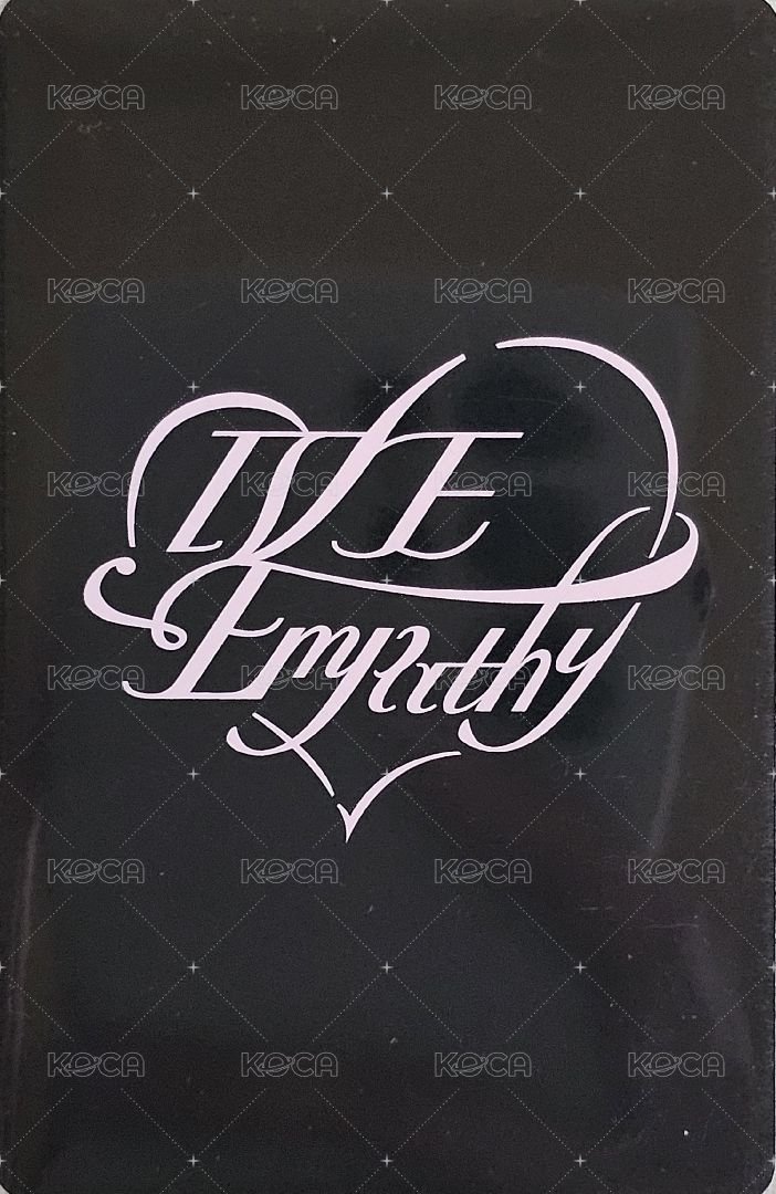 IVE EMPATHY 專輯卡 And Us ver.專卡 背面