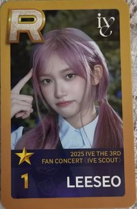 25’ FC IVE SCOUT 遊戲卡 2025 IVE THE 3RD FAN CONCERT LEESEO面