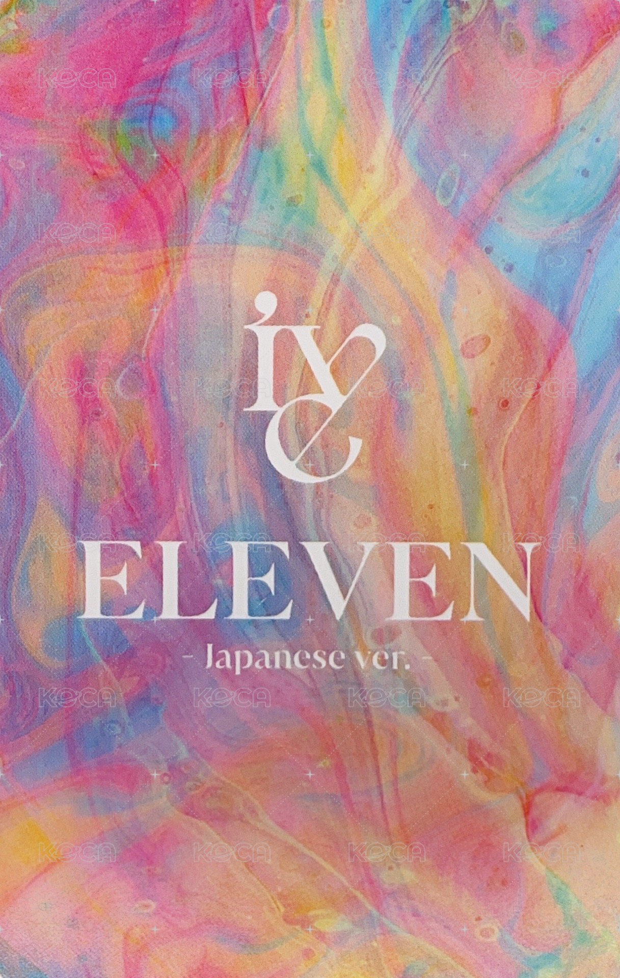 ELEVEN JP sw 特典卡 ELEVEN-Japanese ver. 秋 背面