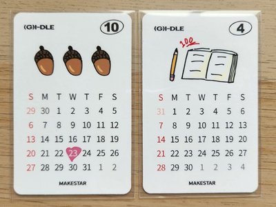 正規二MS1.0米妮 生日卡背