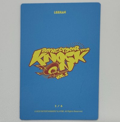 Knock On LEEHAN隨機卡包卡