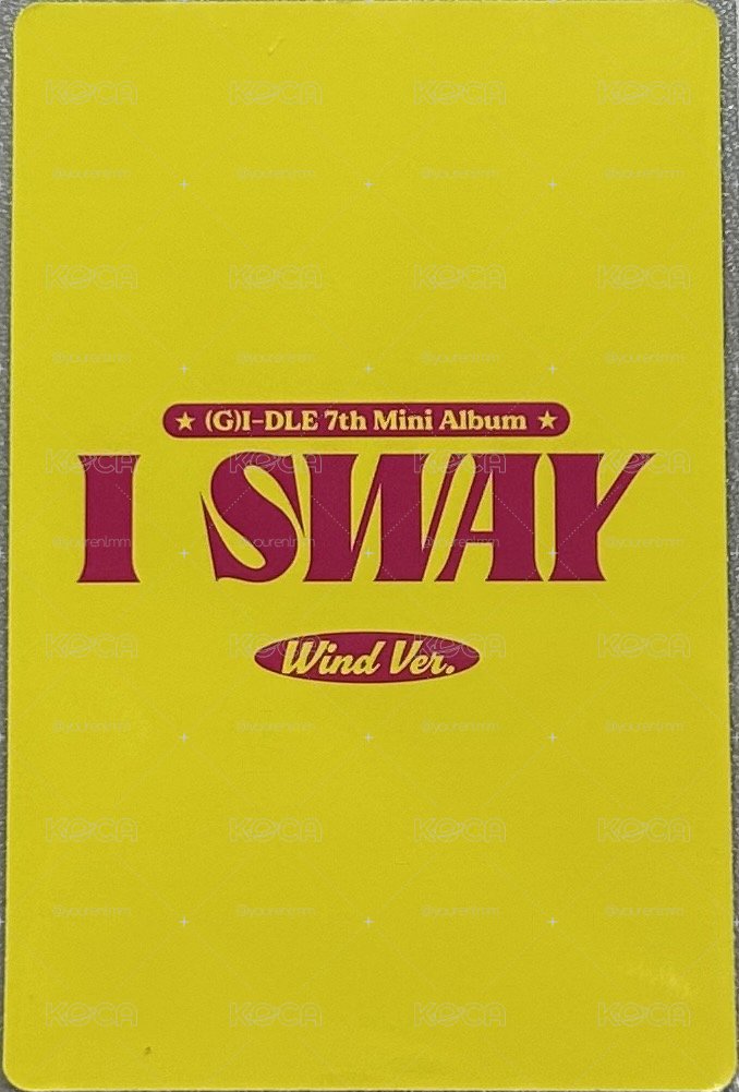 I SWAY wind版專卡 娟