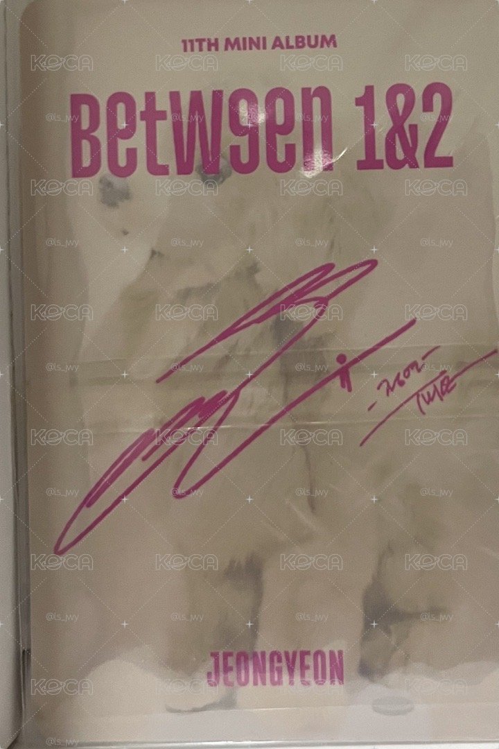 TWICE 定延 BETWEEN 1&2 專卡