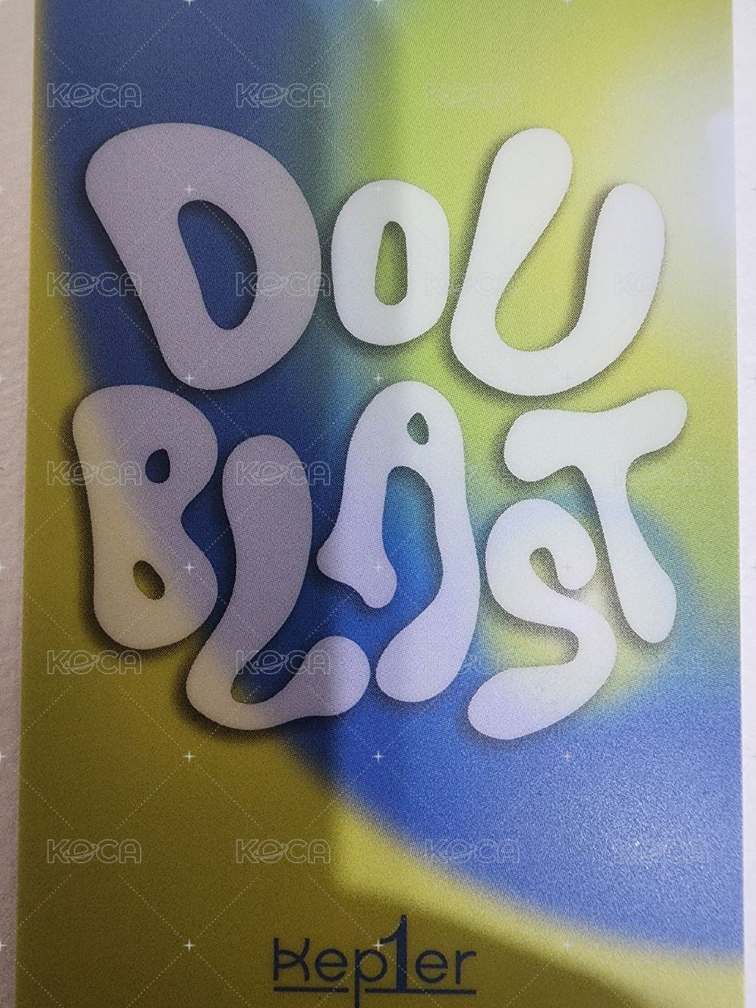 DOUBLAST 幸運卡 kep1er 迷二 背面