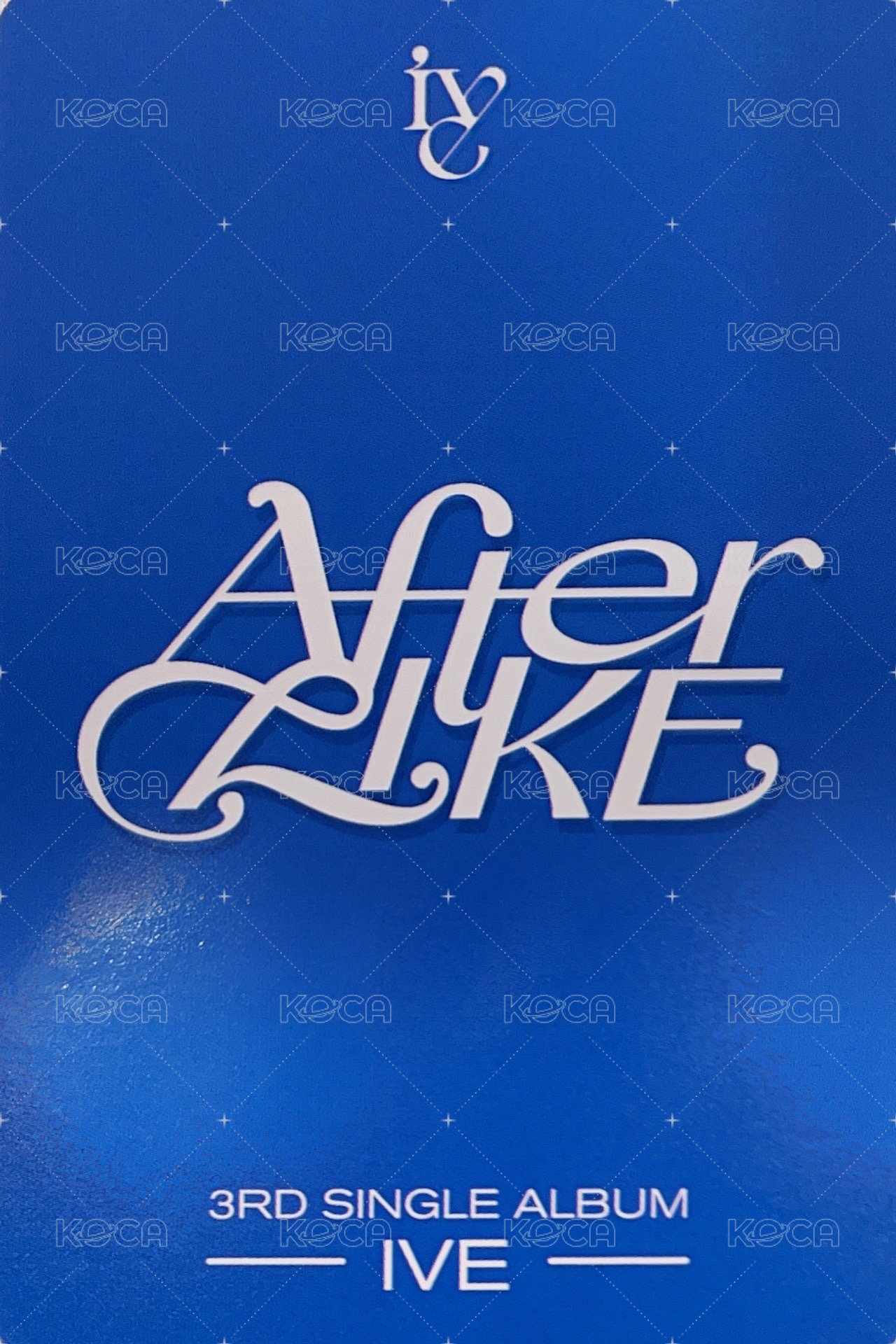 After LIKE sw 特典卡 3.0秋 背面