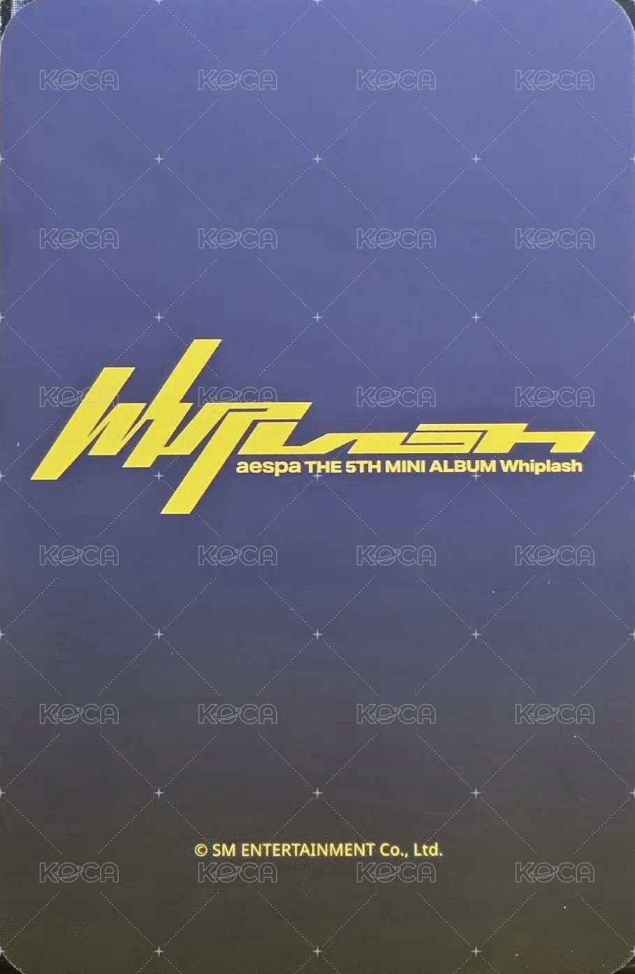 Whiplash sw 幸運卡 柚 背面