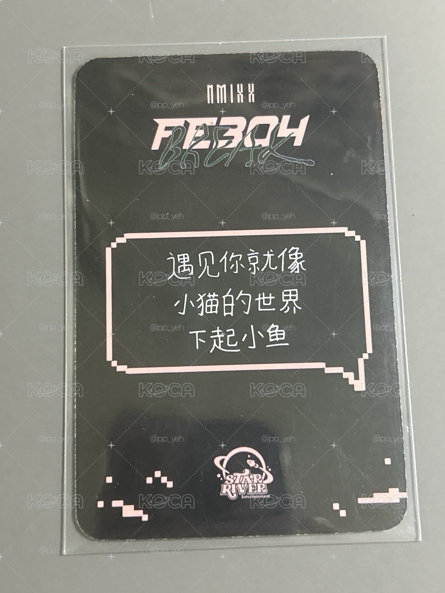 NMIXX 兔子髮帶圭（中文卡背）