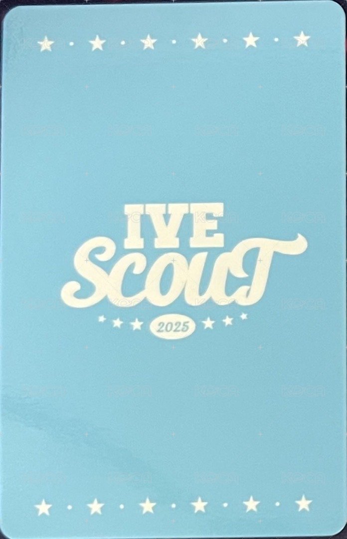 25’ FC IVE SCOUT 隨機卡 2025FC IVE SCOUT  Liz 背面