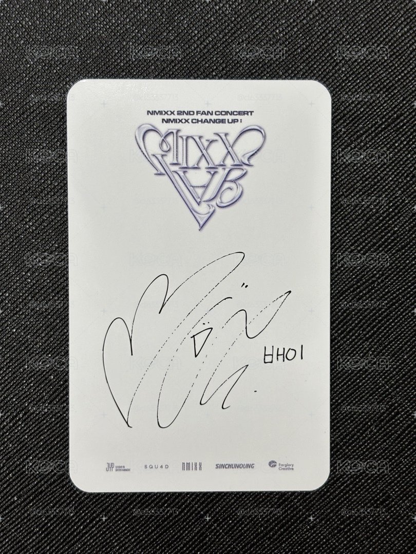 NMIXX 2ND FAN CONCERT IN TAIPEI Day 2 入場卡 裴