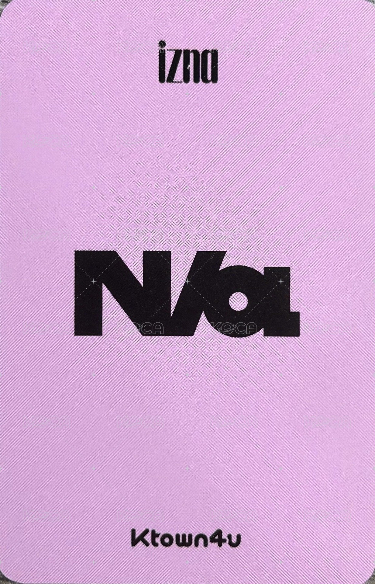 N/a k4 3.0 簽售卡  背面