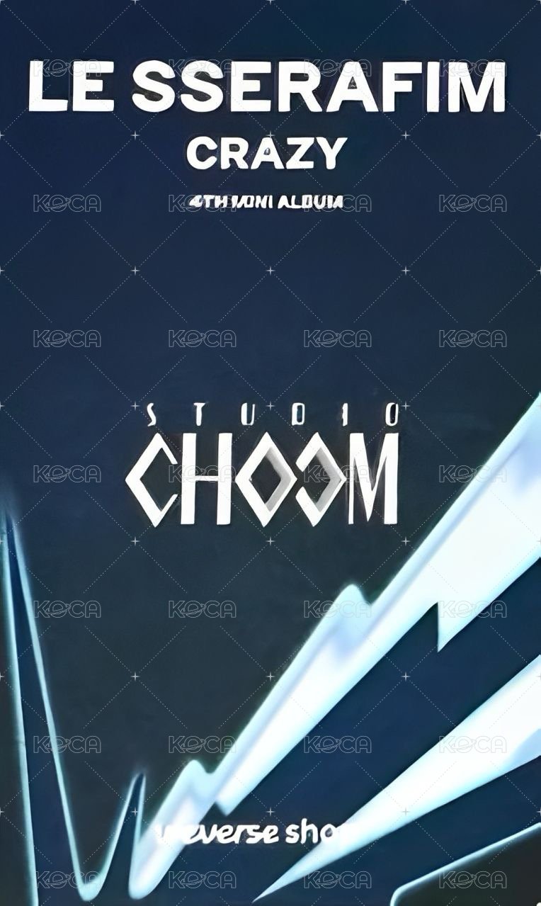 CRAZY YT 特典卡 Studio choom 電子專 ver. 背面
