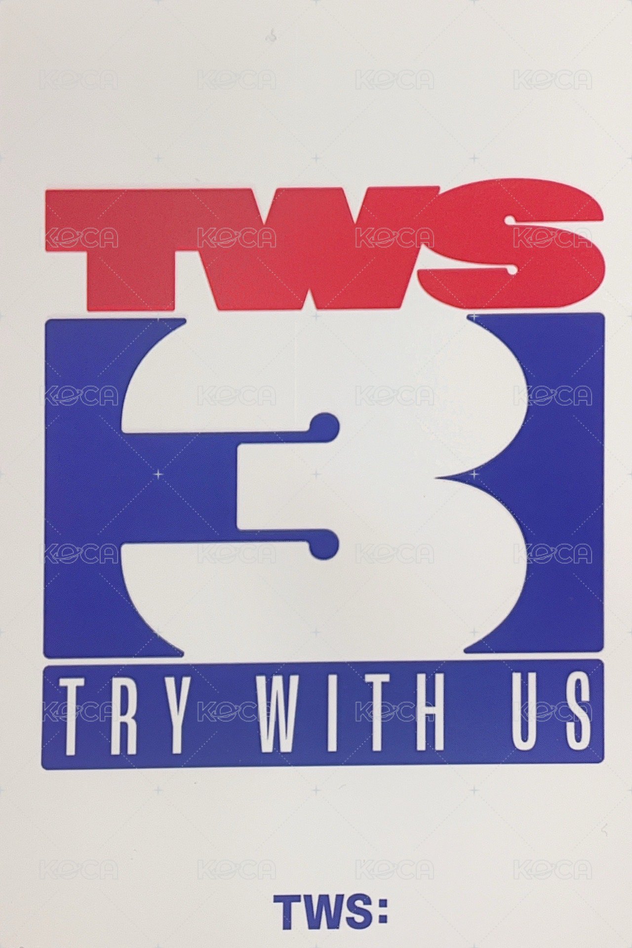 TRY WITH US 專輯卡  背面