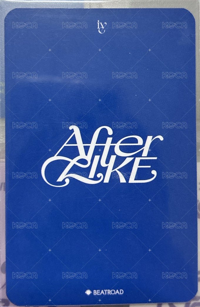 After LIKE br 特典卡 怜 背面