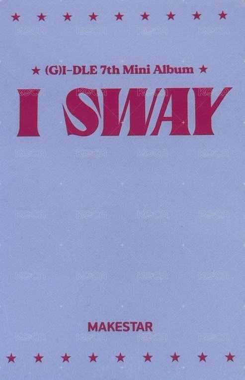 I SWAY ms 特典卡 5.0-妮 背面