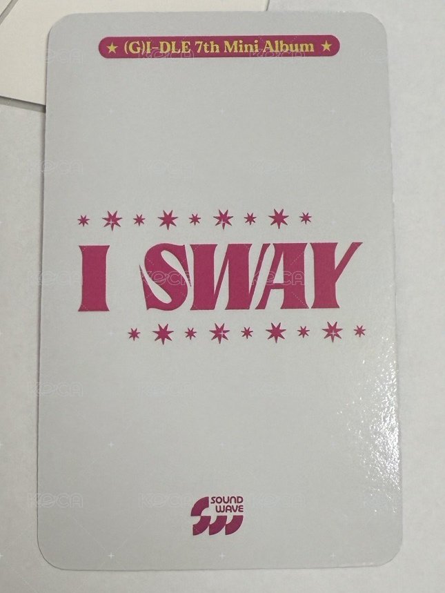 I SWAY 索尼 迷你七 特典卡 sw1.0預售特典 背面