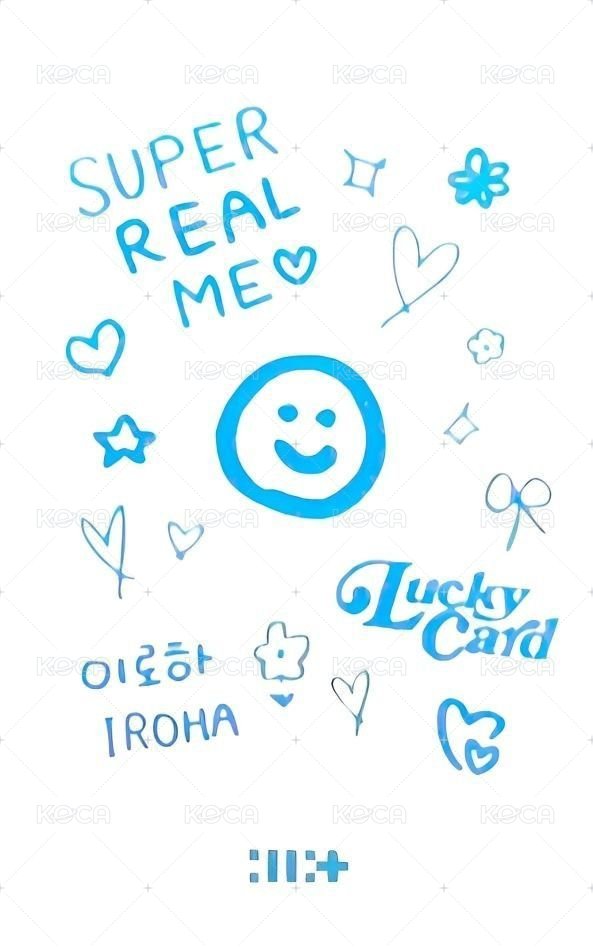 SUPER REAL ME 專輯卡 SUPER ME ver.  背面