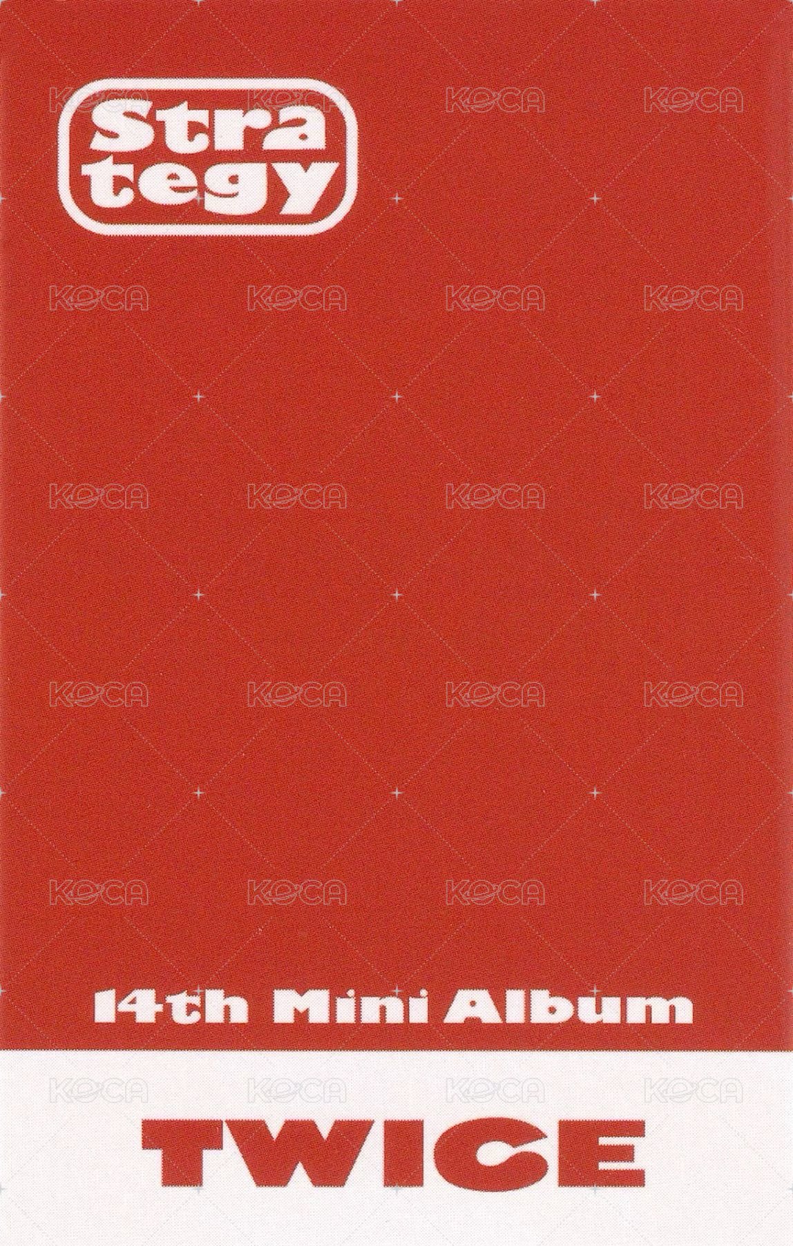STRATEGY jyp 首爾快閃 幸運卡 B ver. 背面