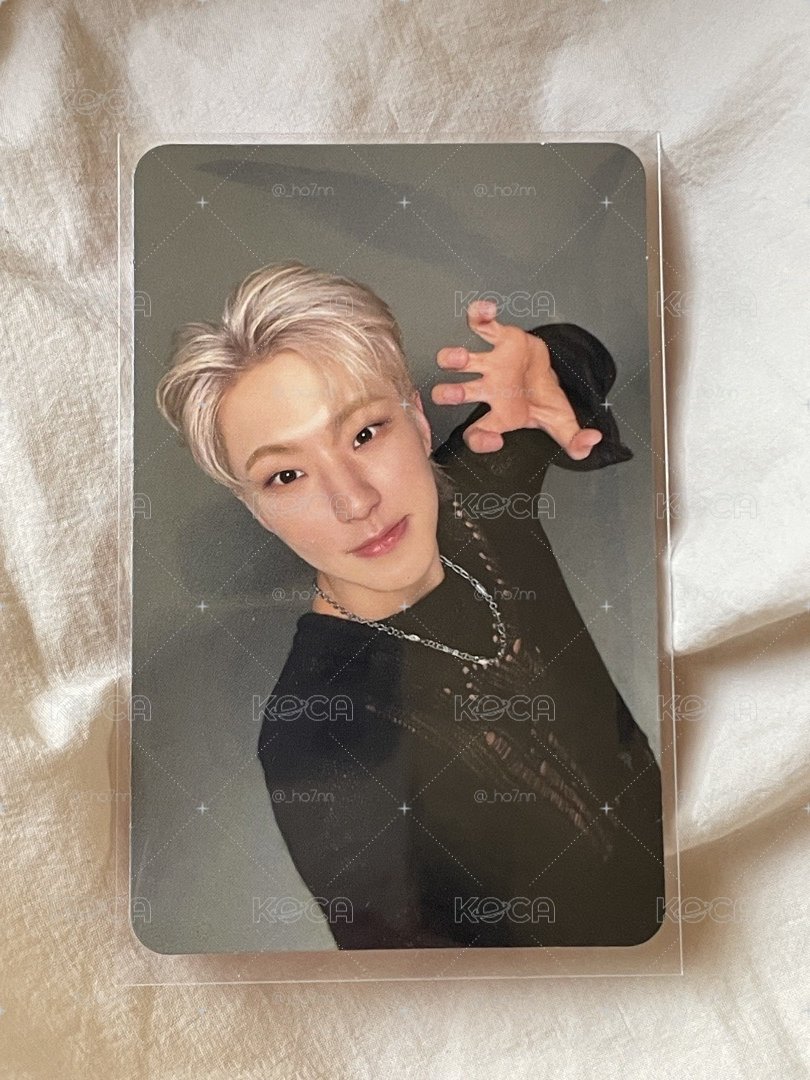 SEVENTEEN mini12美簽特典 hoshi