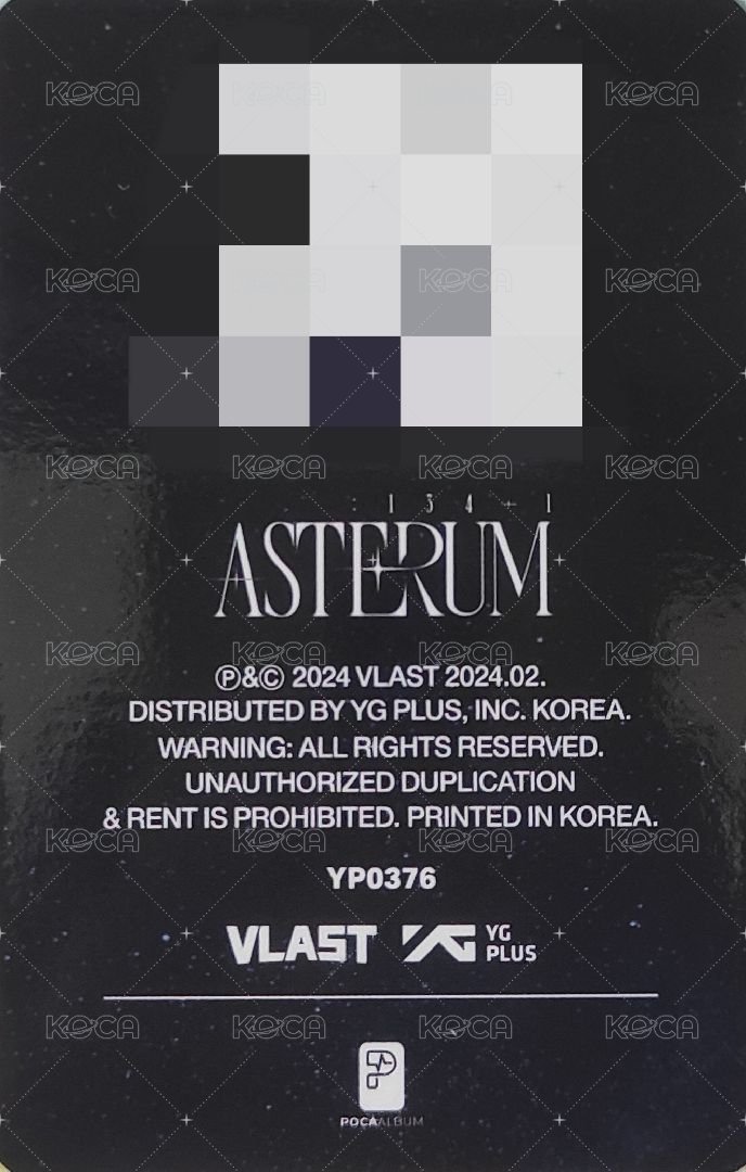 asterun 專輯卡 諾亞迷二QR卡 背面