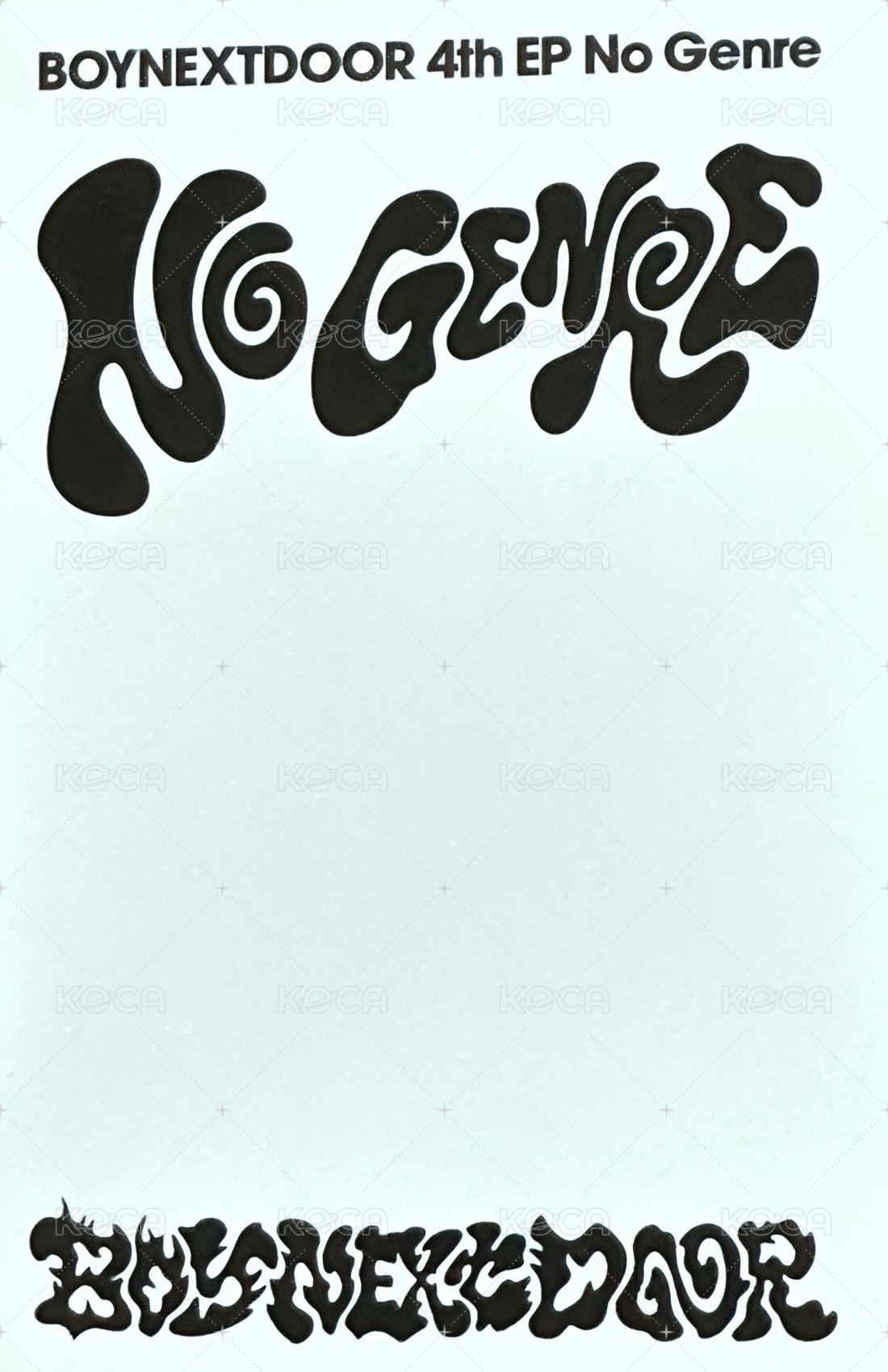 No Genre sw 線下 簽售卡 1 背面