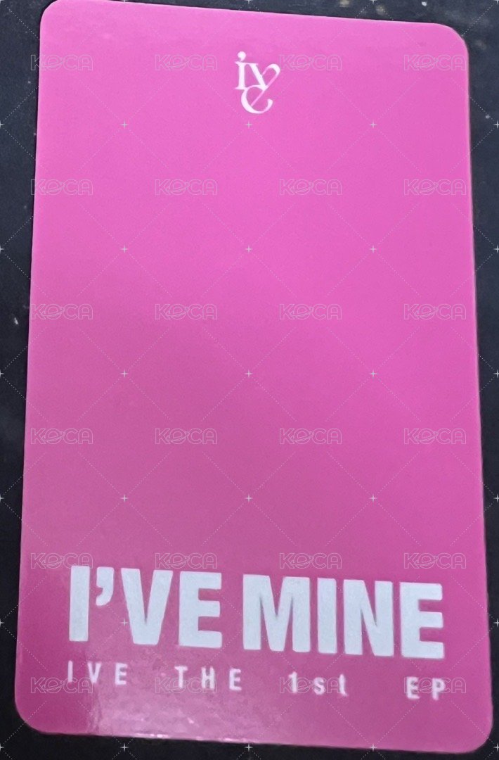 I'VE MINE 星船 特典卡 I’VE MINE SSQ星典秋天 背面