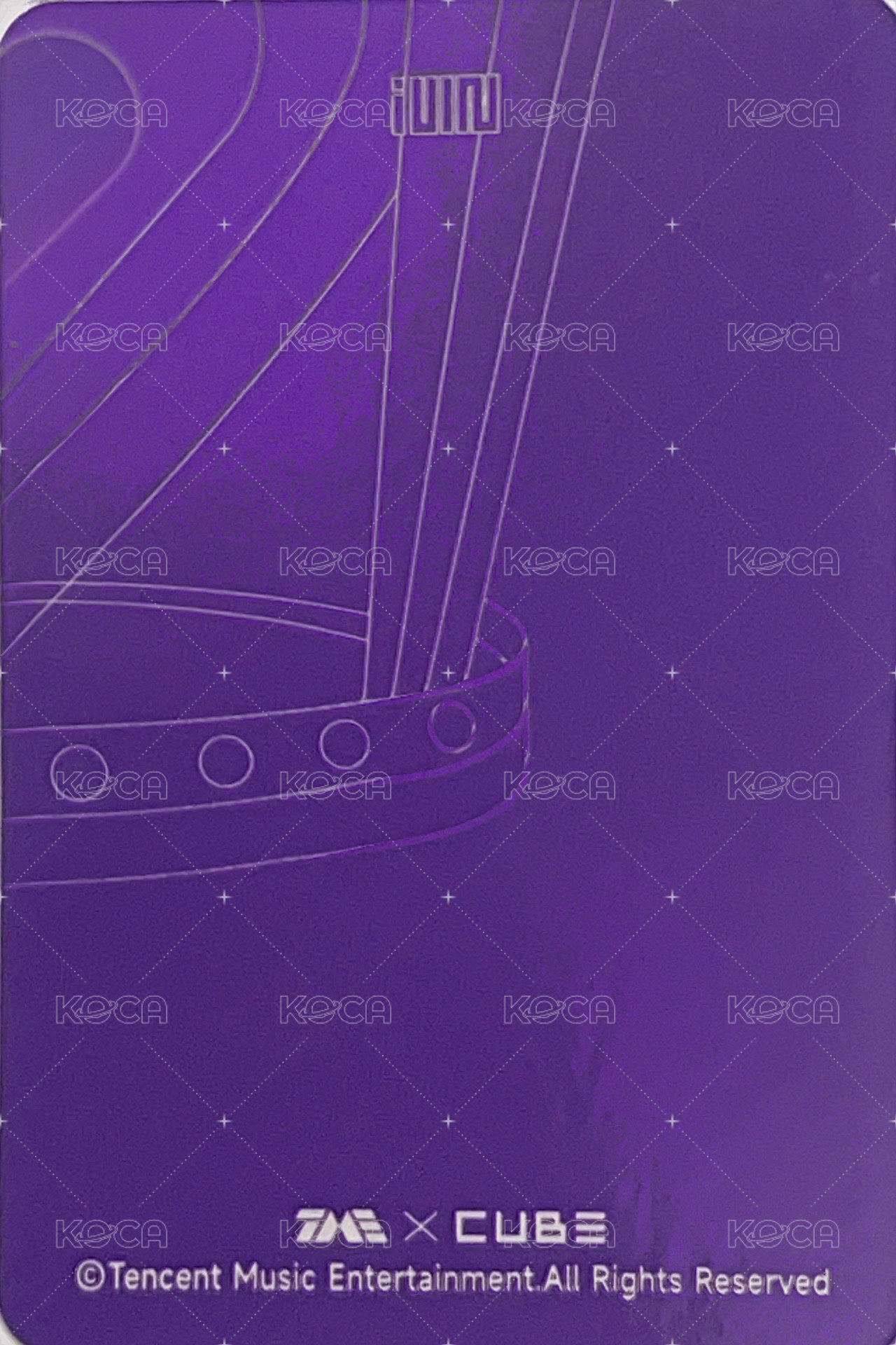 QQ音樂 星光卡 3星 2.0 背面