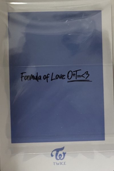 TWICE 彩瑛 FORMULA OF LOVE 專卡
