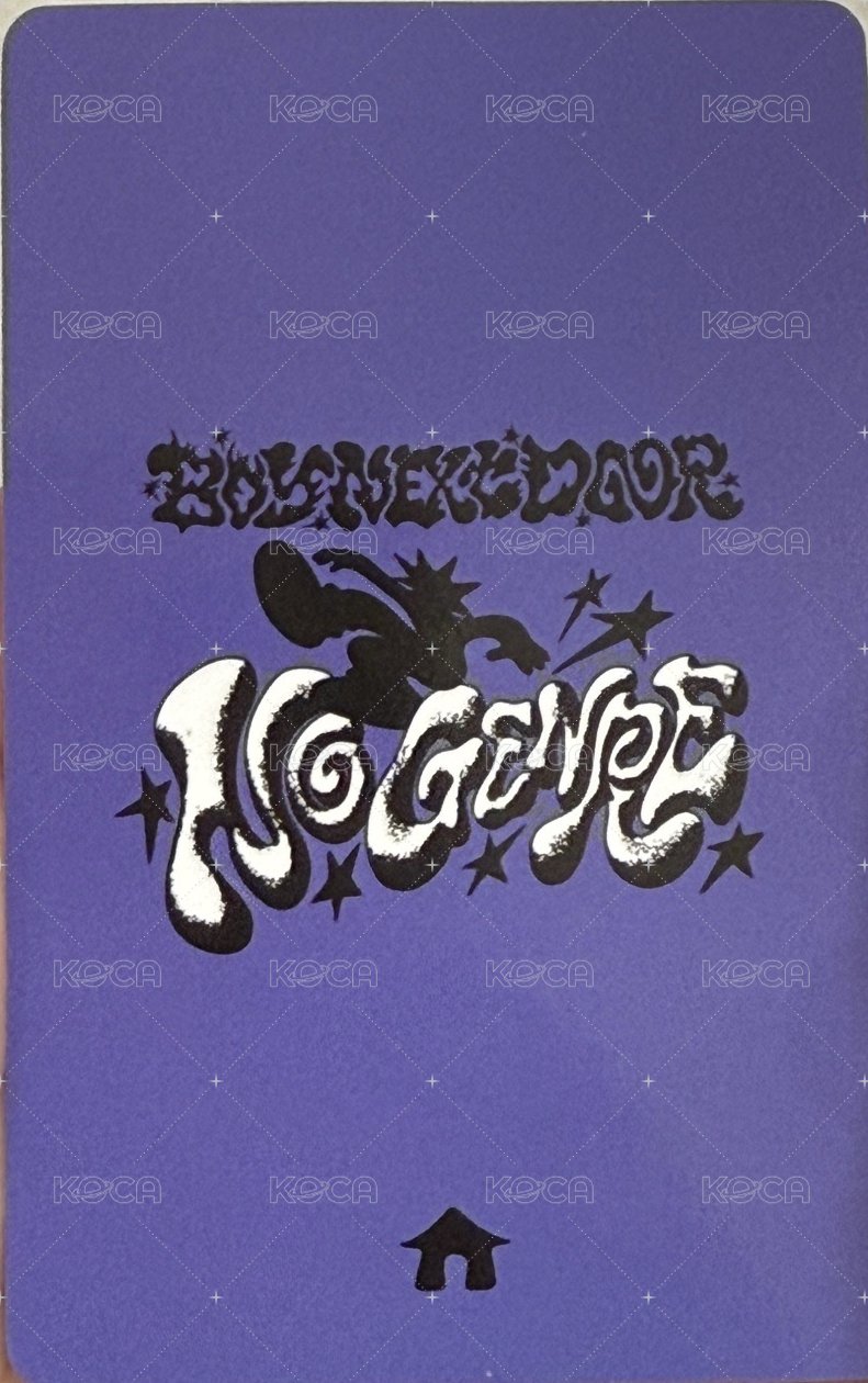 No Genre yzy 預售1.0 幸運卡  背面