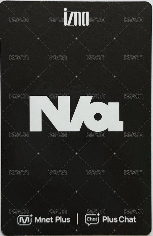 N/a Plus Chat 特典卡  背面