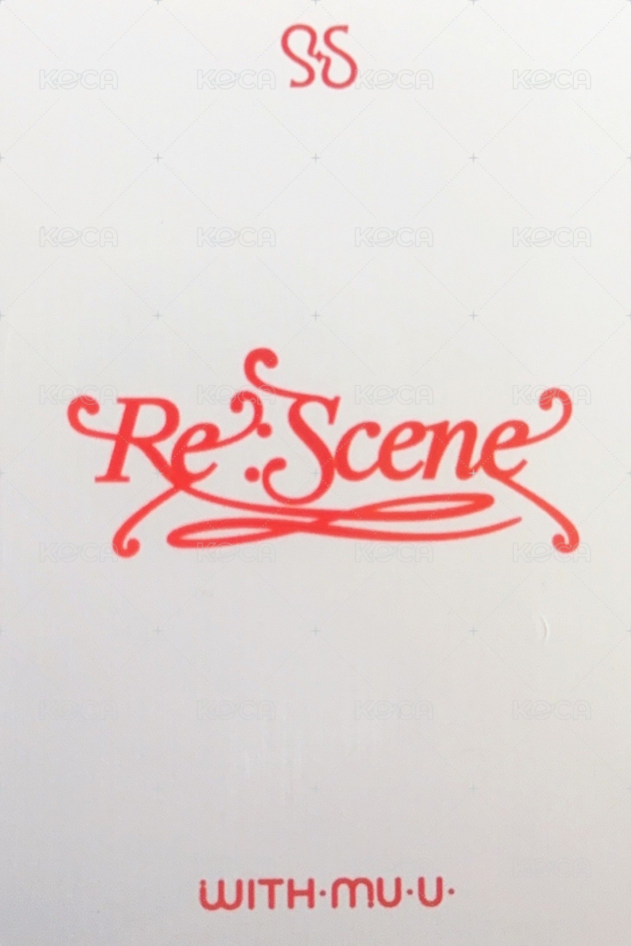 Re:Scene wm 特典卡 單曲一 預售 背面