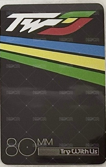 TRY WITH US am 1.0霧面 特典卡  背面