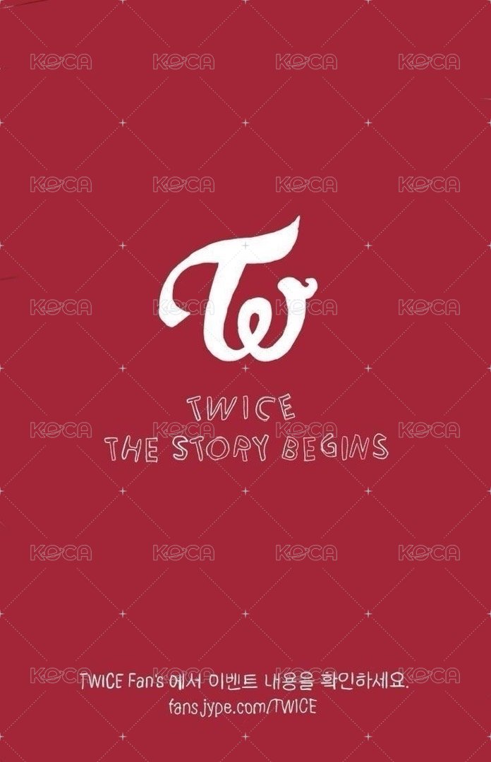 THE STORY BEGINS 專輯卡 TWICE 多賢 出道專 專卡 背面
