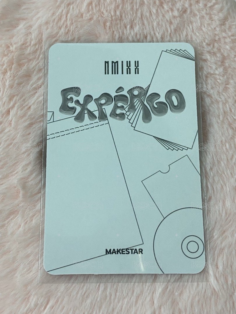 expérgo ms 簽售卡 線下莉 背面