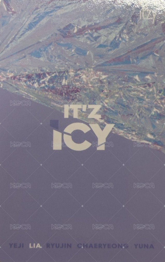 IT'z ICY 專輯卡 Lia ICY專卡 背面