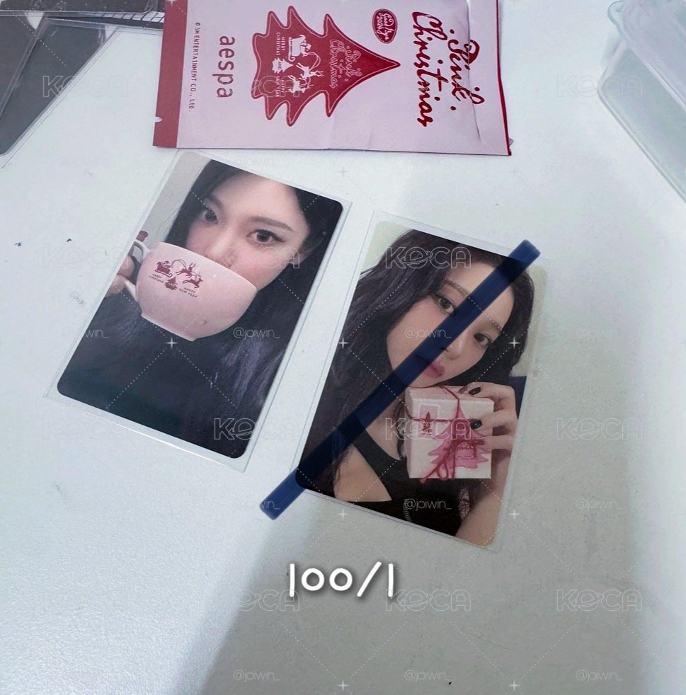 aespa Ningning 聖誕自拍卡