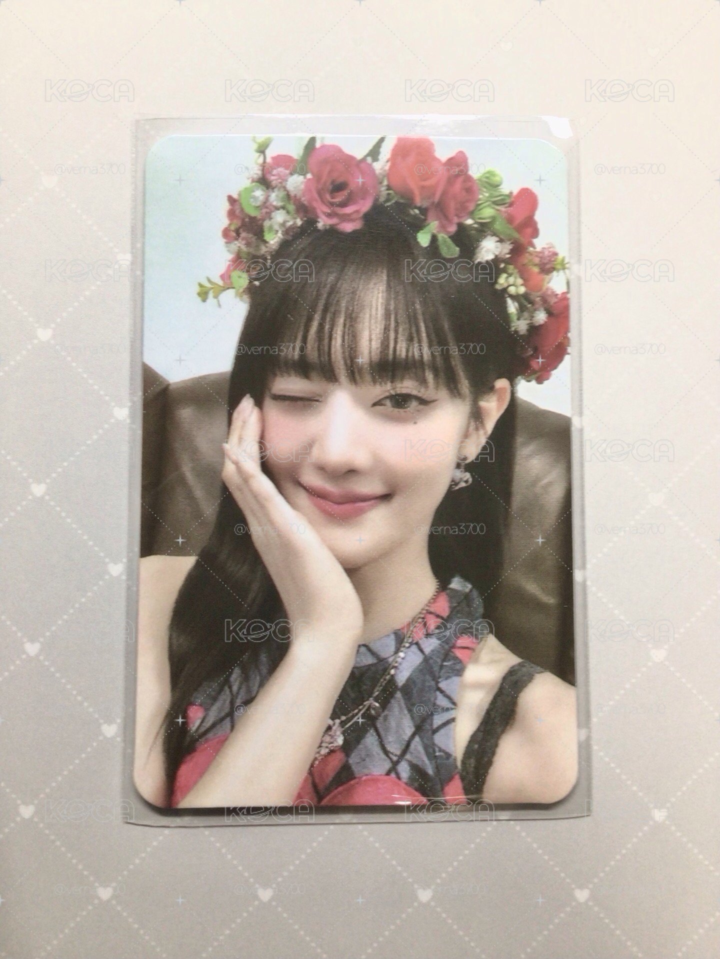 米妮花圈小卡