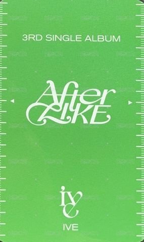 After LIKE 楠藝 簽售卡 NY員 背面