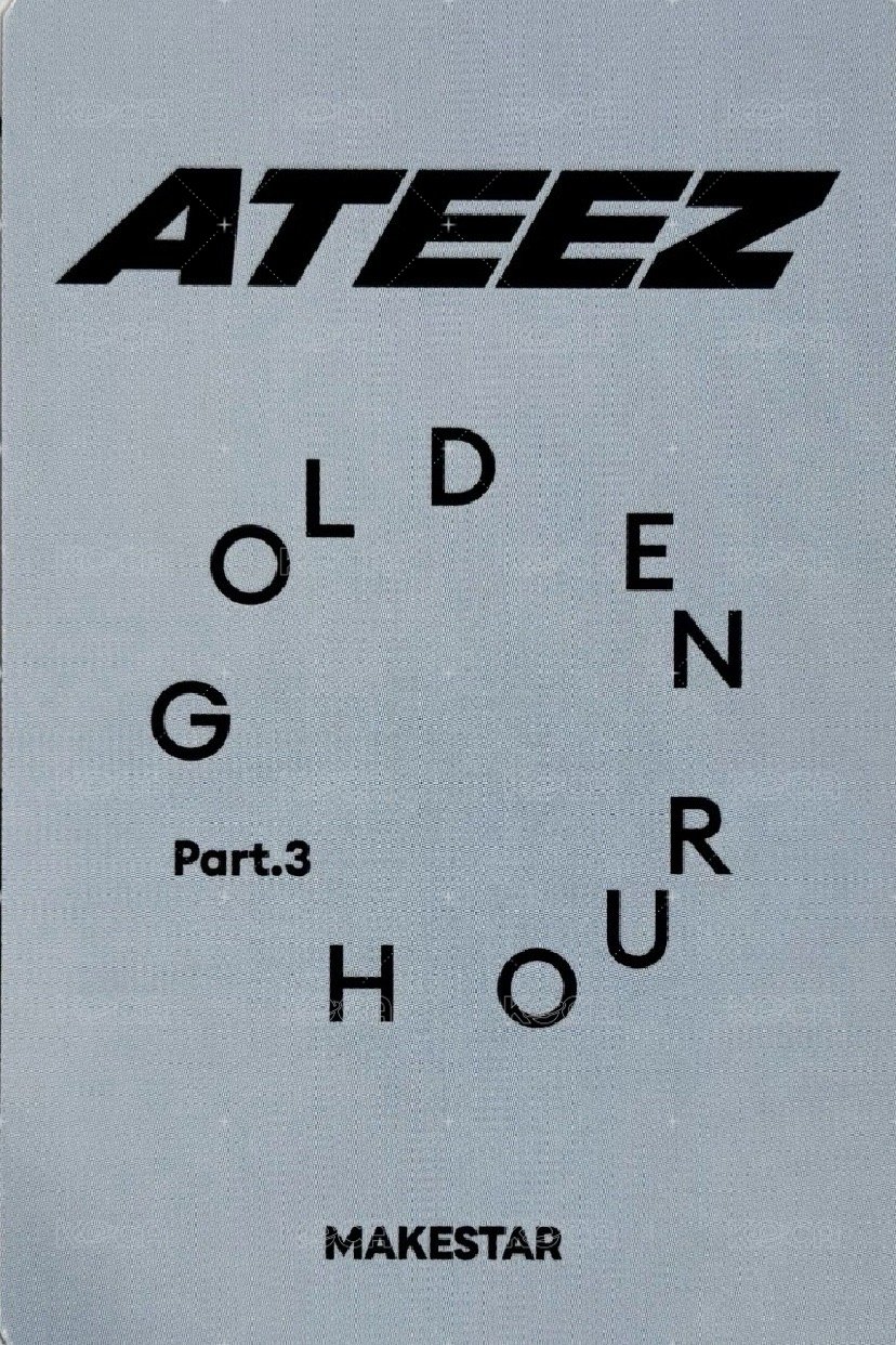 GOLDEN HOUR : Part.3 ms 特典卡  背面