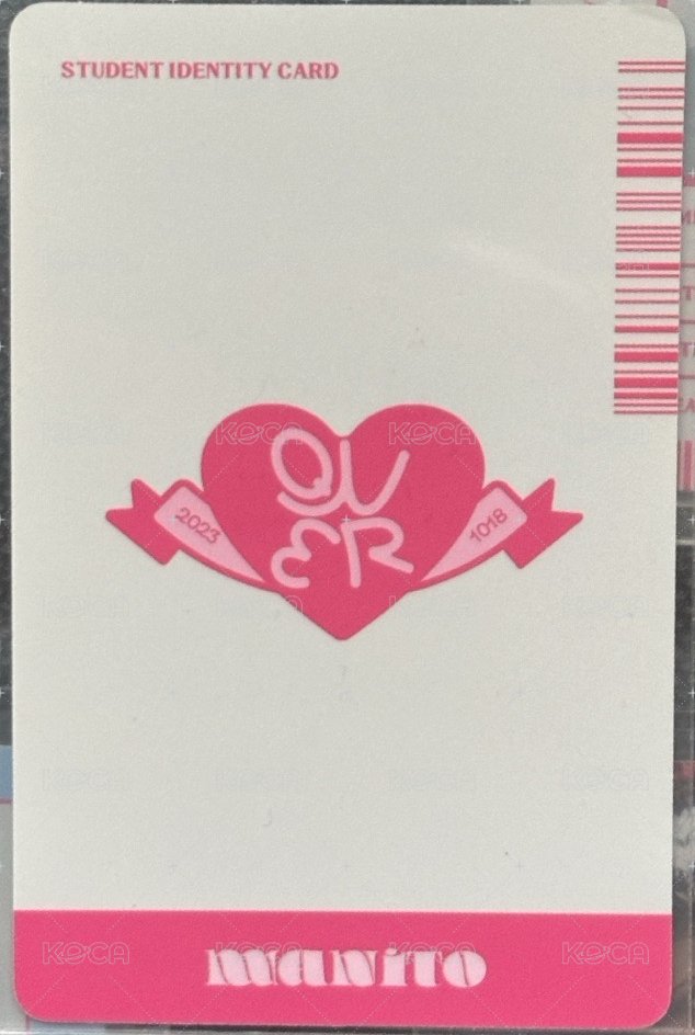 迷一 專輯卡 mini1 專輯卡 證件塔 背面