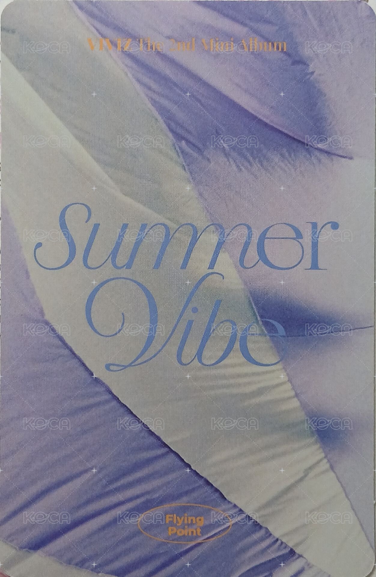 Summer Vibe 專輯卡  背面