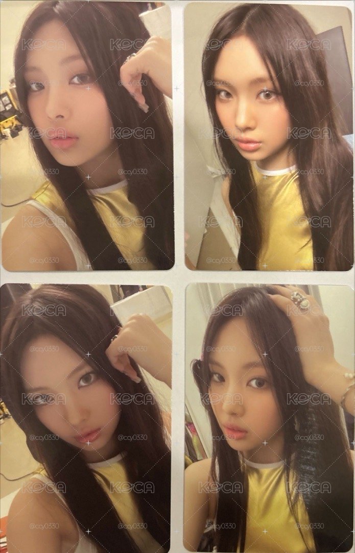 NEWJEANS GET UP WVS版電子專卡A.ver hyein