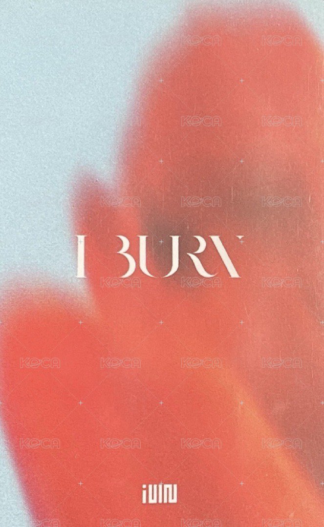 I BURN Mihwadang 特典卡 mhd-刷 背面