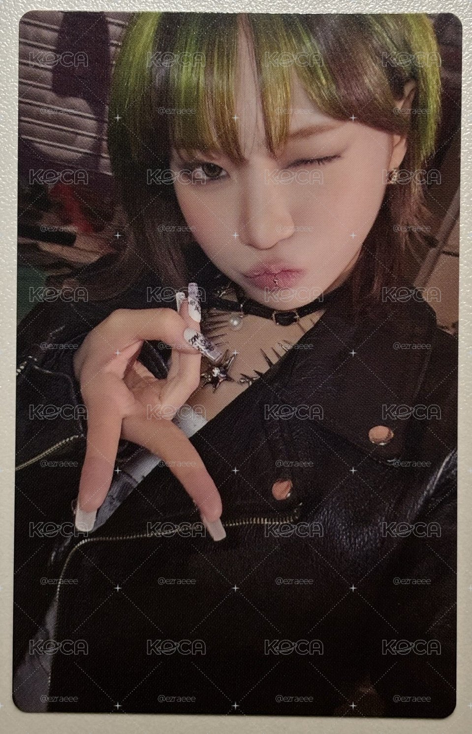 采 different日專單封卡